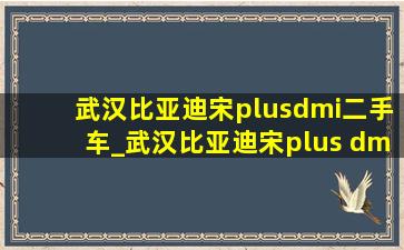 武汉比亚迪宋plusdmi二手车_武汉比亚迪宋plus dmi二手车价格